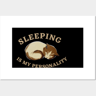 Likely to Take a Nap, Sleeping Is My Personality Funny Posters and Art